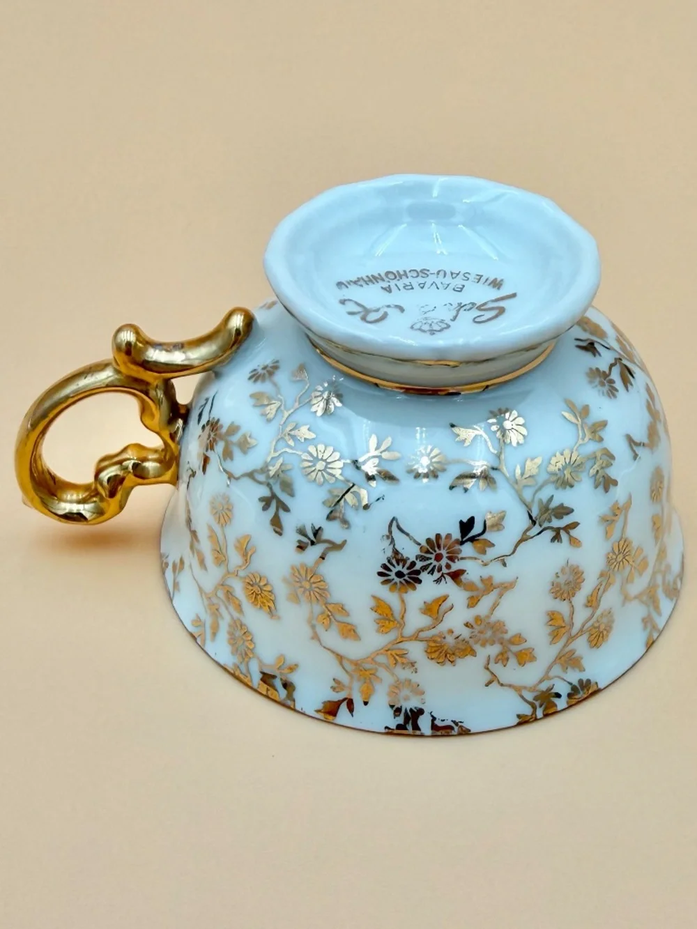 Vintage Sch & K Bavaria Wiesau-Schönhau Demitasse Cup & Saucer Loreley
